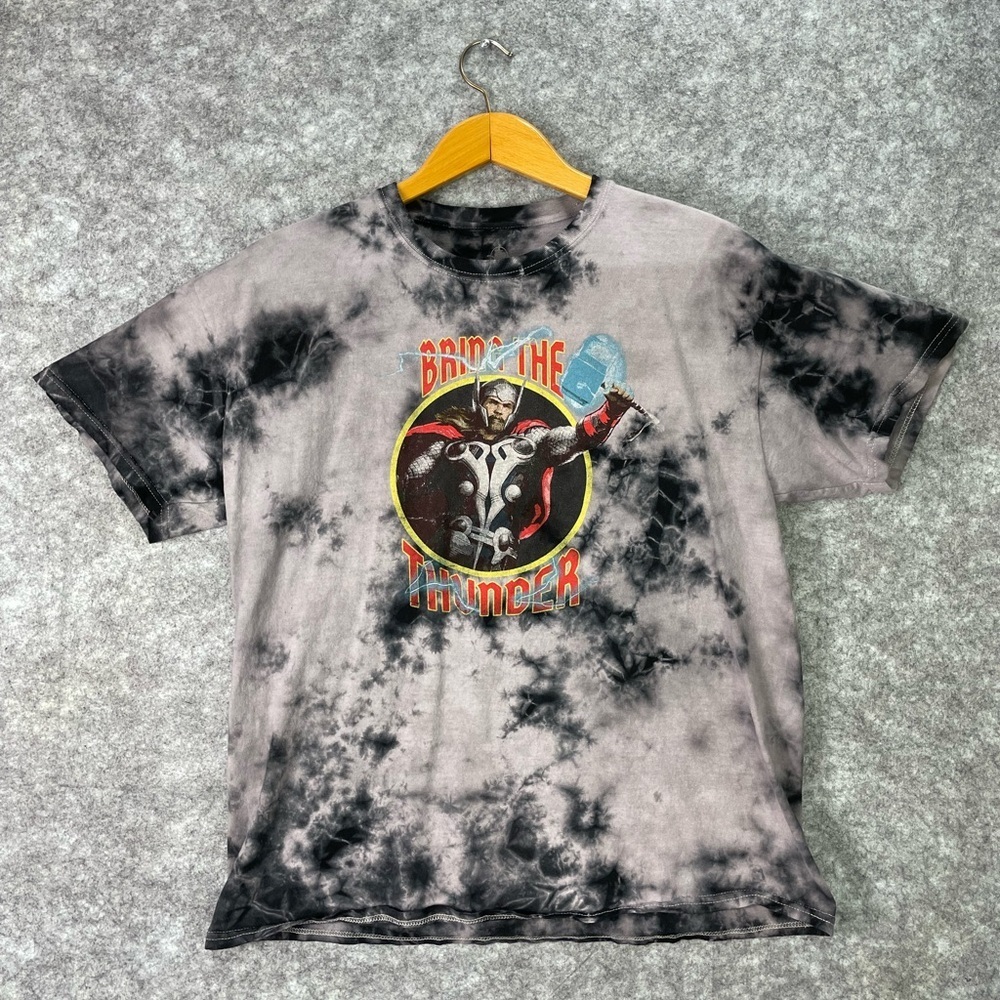 Disney Parks Men’s Thor T Shirt Size XL Bring The Thunder Tie Dye Graphic T